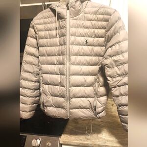 Ralph Lauren POLO PUFF COAT Gray size Small